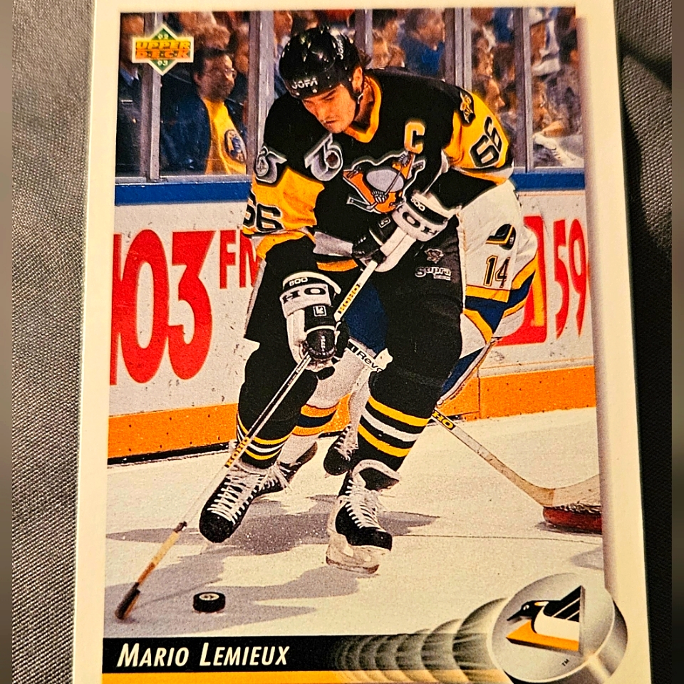 1992-93 Mario Lemieux Trading Card